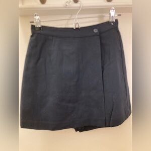 United Colors Of Benetton Navy Wool Skort